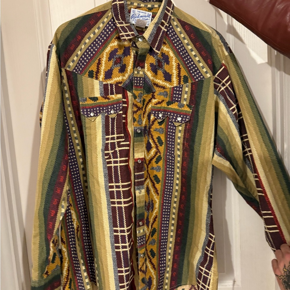 Rockmount Western Patterned Shirt - image 2